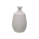 VASE CERAMIQUE GOULOT ÉTROIT 31 CM GRIS