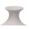 VASO CERAMICA COLLO STRETTO 31CM GRIGIO 