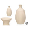 VASO CERAMICA COLLO STRETTO 39CM BEIGE 