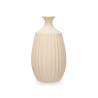 VASO CERAMICA COLLO STRETTO 39CM BEIGE 