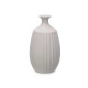 VASE CERAMIQUE GOULOT ÉTROIT 39CM GRIS