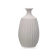 VASE CERAMIQUE GOULOT ÉTROIT 39CM GRIS