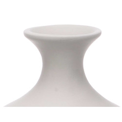 CERAMIC VASE NARROW NECK 39CM GREY