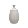 JARRON CERAMICA CUELLO ESTRECHO 48CM GRIS
