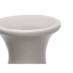 JARRON CERAMICA CUELLO ESTRECHO 48CM GRIS