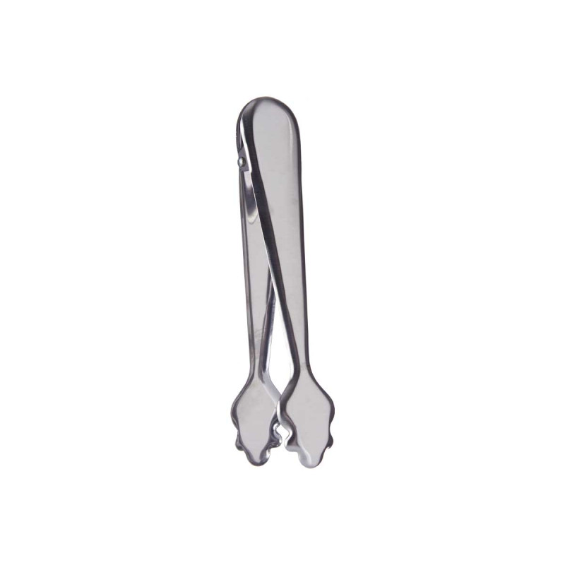 PINCE GLAÇON ACIER INOX 18CM
