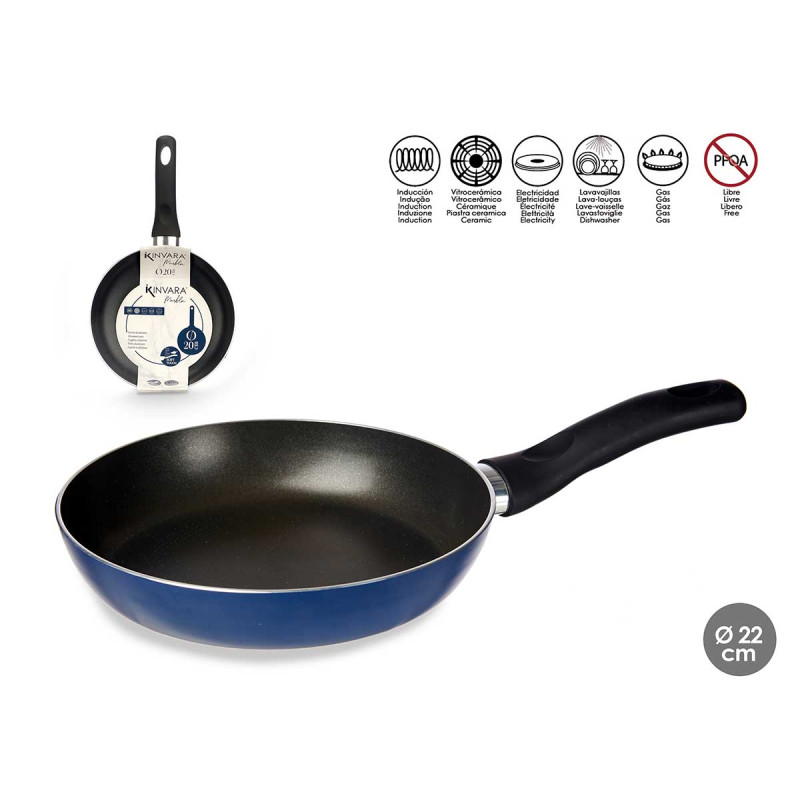 PADELLA ALLUMINIO 20CM BLU