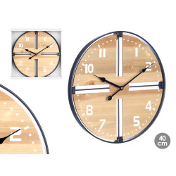 OROLOGIO PARETE LEGNO 40CM