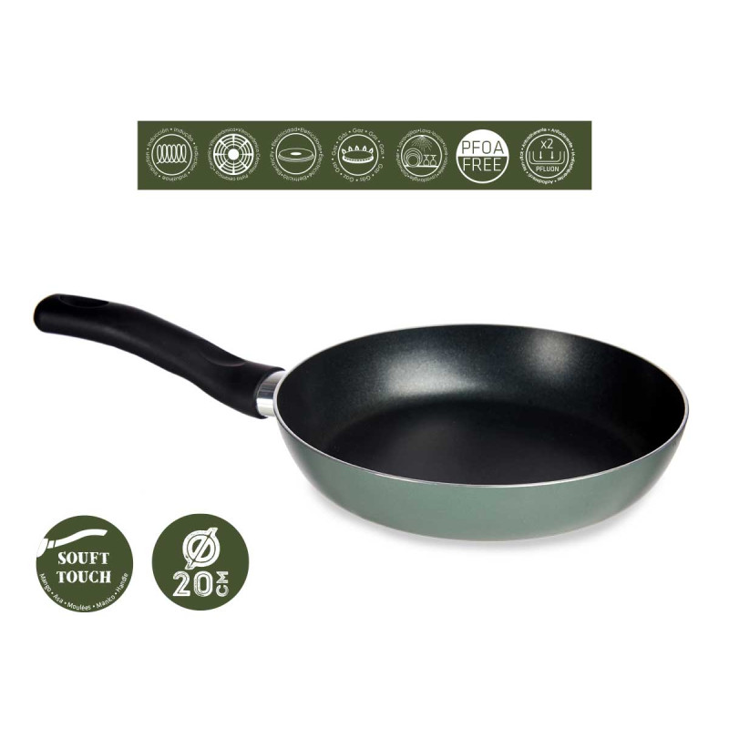 PADELLA ALLUMINIO 20CM VERDE