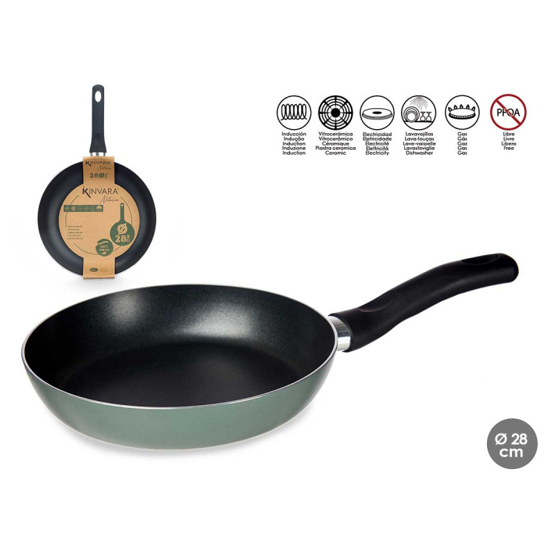 FRIGIDEIRA DE ALUMINIO 28CM VERDE 