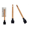 PINCEL COCINA SILICONA MANGO MADERA DE HAYA 28CM