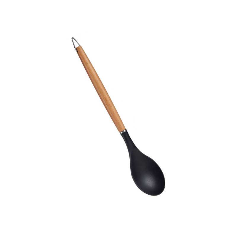 MESTOLO NYLON MANICO DI LEGNO IN FAGGIO