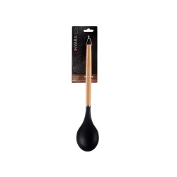 MESTOLO NYLON MANICO DI LEGNO IN FAGGIO