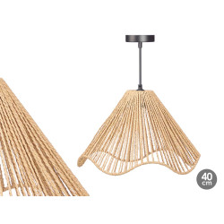 LAMPADA SOFFITTO 40CM CONICA CORDA
