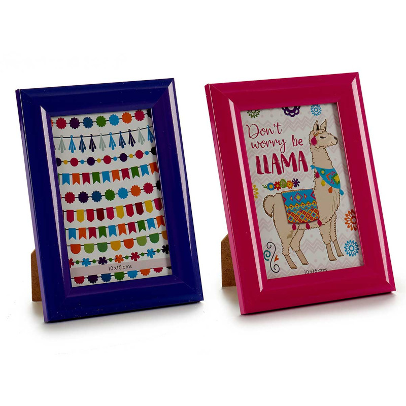 PHOTOFRAME 10X15 LLAMA MIX 2GL