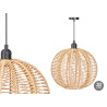 LAMPADA SOFFITTO 30CM STELLA CORDA