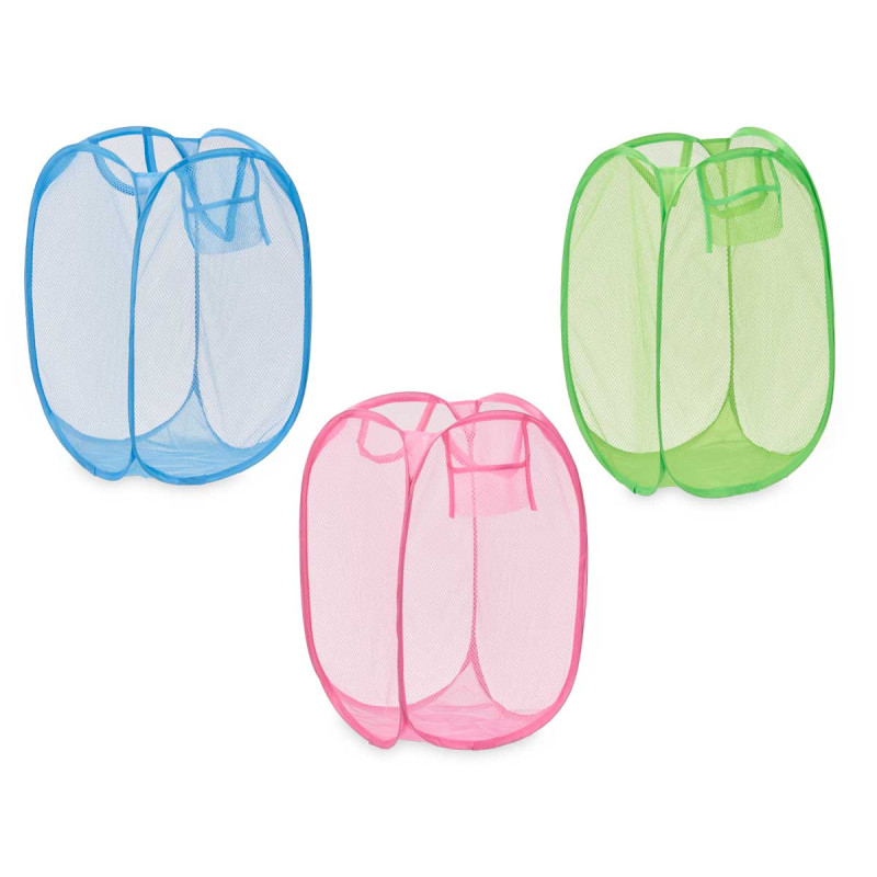 CESTO ROPA SURT 3 COLORES VIVOS