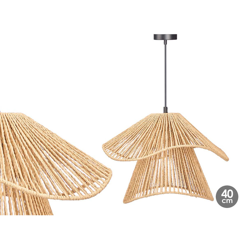 CANDEEIRO DE TETO 40CM DUPLO CORDA