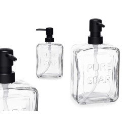 DISPENSADOR JABON TRANSPARENTE 570 ML