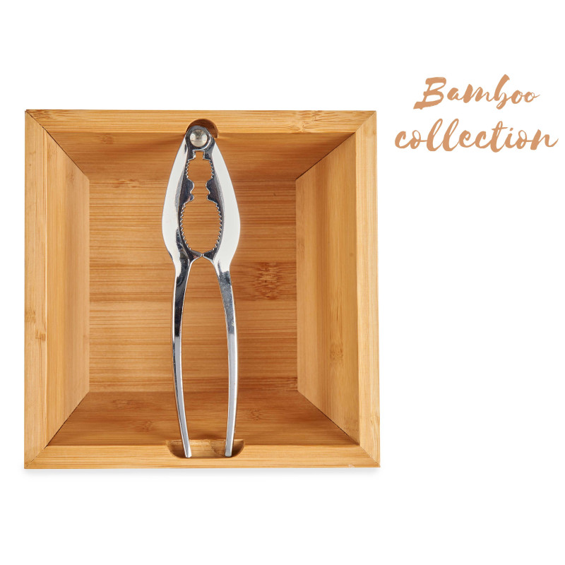 CAJA BAMBU CON CASCANUECES 16CM