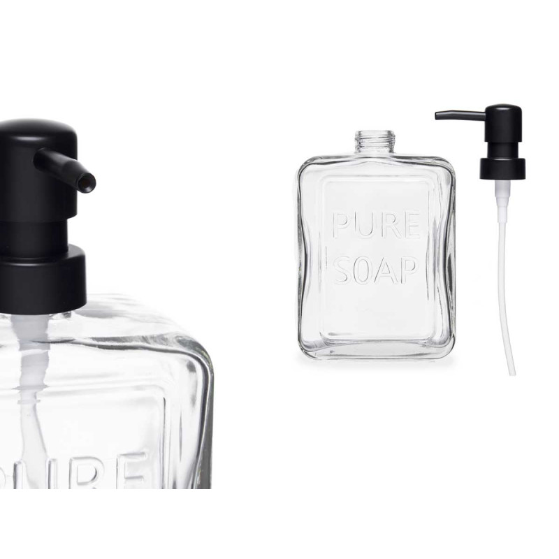 DISPENSADOR JABON TRANSPARENTE 570 ML