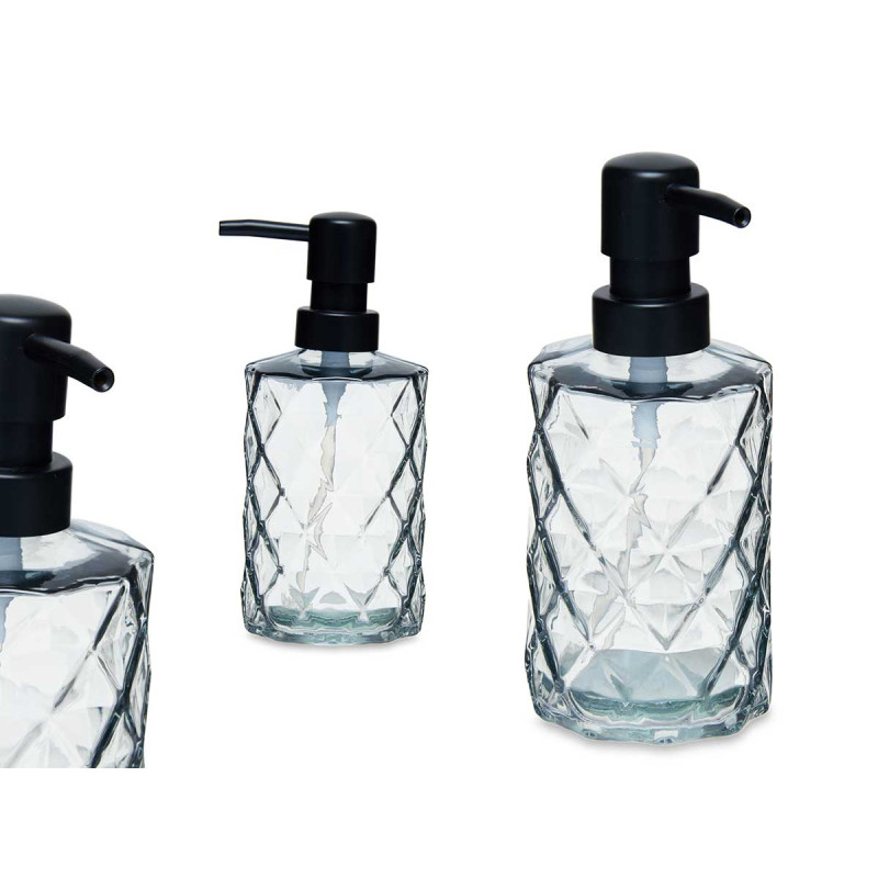 DISTRIBUTEUR DE SAVON NOIR DIAMANT 360 ML