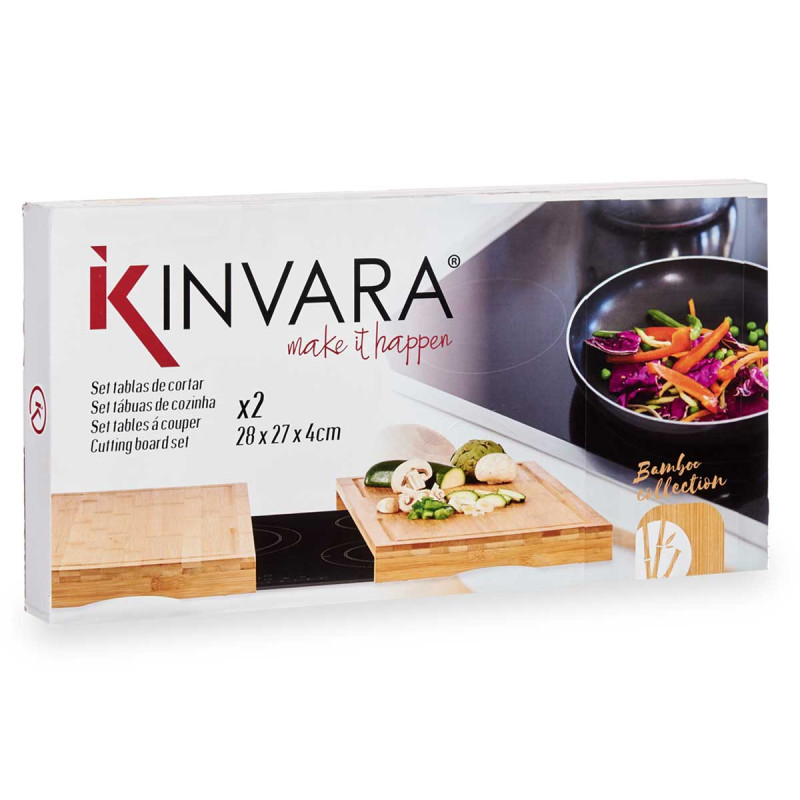 SET 2 TABLAS BAMBU VITRO COCINA 28CM
