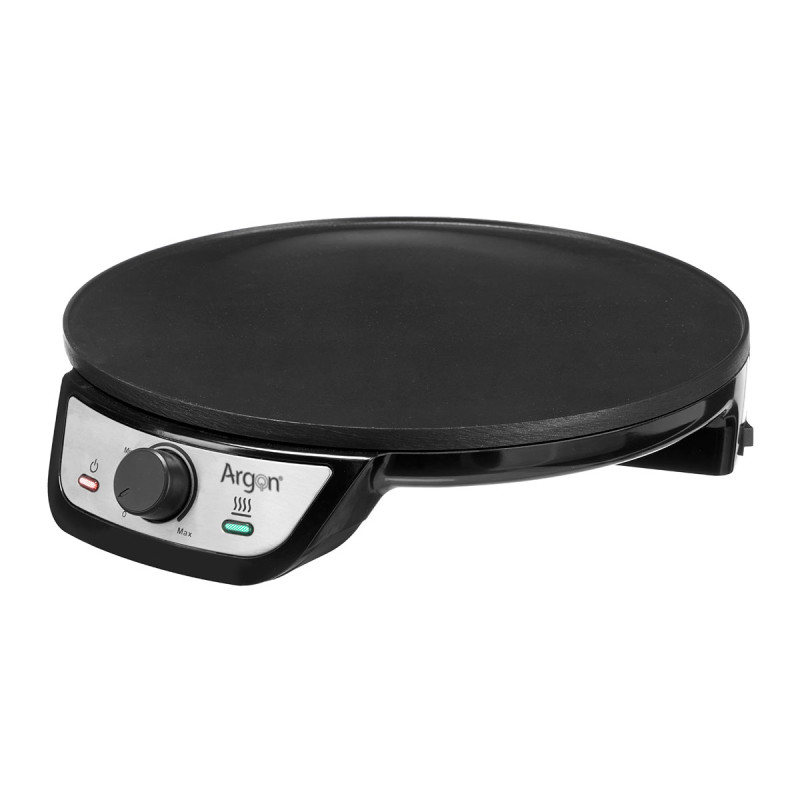 STEEL CREPE MAKER BLACK 1200W