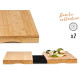 SET 2 TABLAS BAMBU VITRO COCINA 28CM