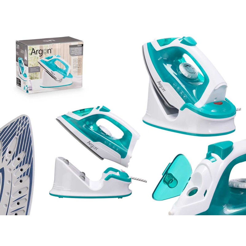 FERRO STIRO SENZA FILI BASE VERDE CERAMICA 1600W