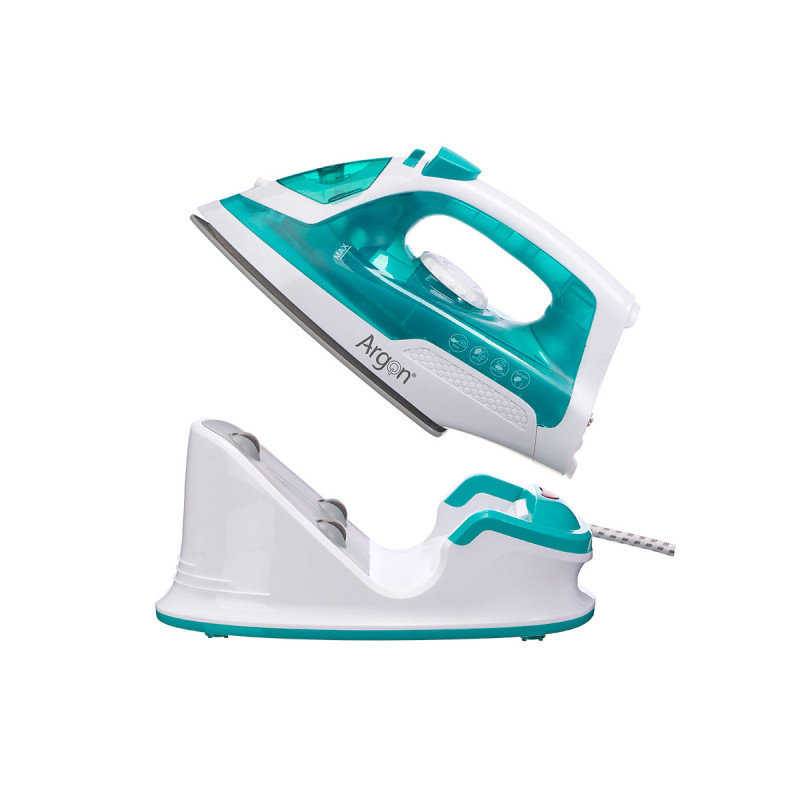 FER À REPASER SANS FIL BASE CÉRAMIQUE VERT 1600W