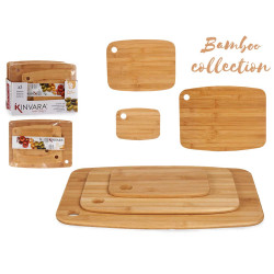 SET 3 PLANCHES DECOUPER BAMBOU 