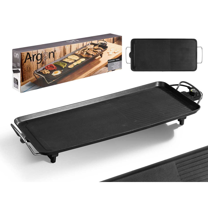 PLANCHA ELECTRICA 66X28CM 1500W