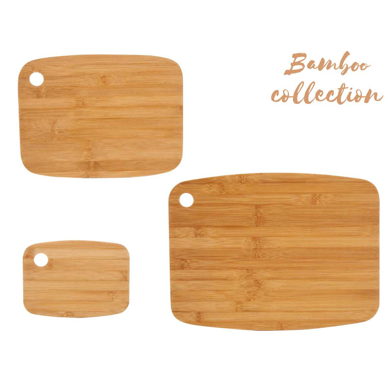 SET 3 PLANCHES DECOUPER BAMBOU 