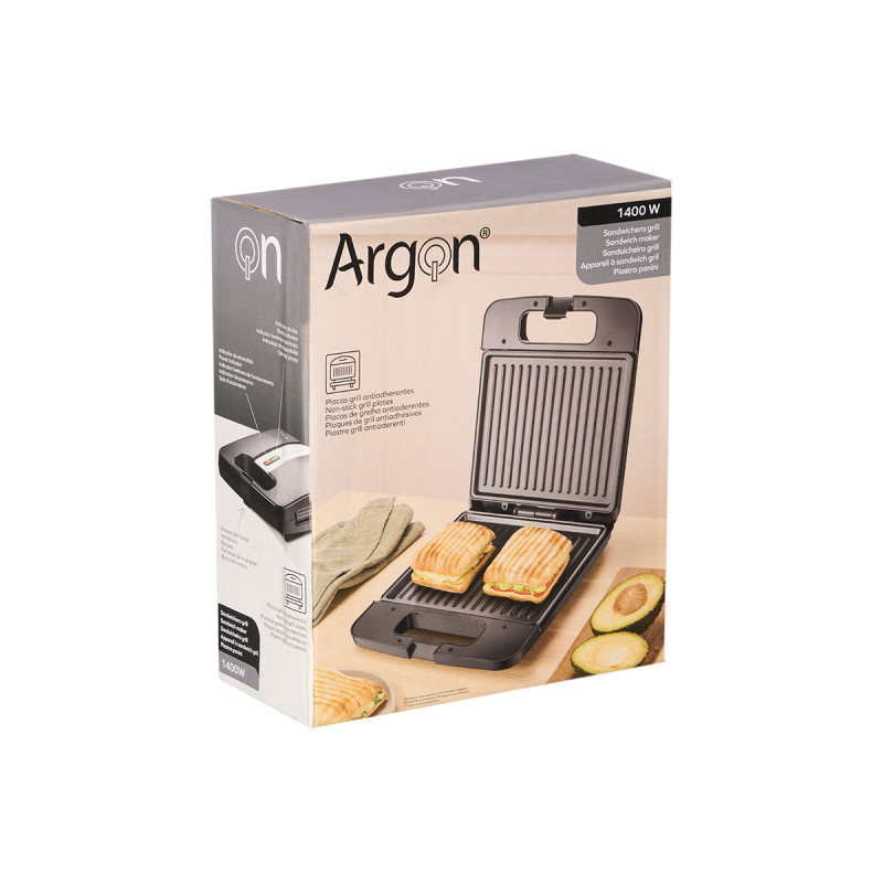SANDWICHERA GRILL NEGRA GRANDE 1400W