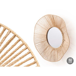 SPECCHIO 50CM VOLO ONDE CORDA