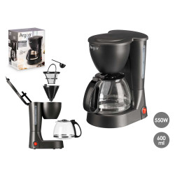 COFFE MAKER GLASS FILTER 6 CUPS 550W 0,6L