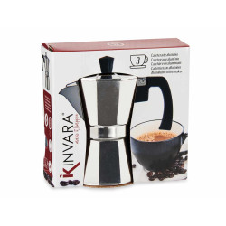 MOCA CAFFÈ ALLUMINIO 3 TAZZE CON MANIGLIA