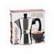 MOCA CAFFÈ ALLUMINIO 3 TAZZE CON MANIGLIA