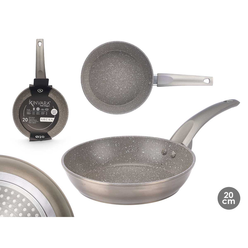 NON-STICK FORGED ALUM INDUCTION FRYING PAN 20CM