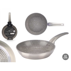 POÊLE ANTIADHÉSIVE INDUCTION ALUMINIUM FORGÉ 22CM