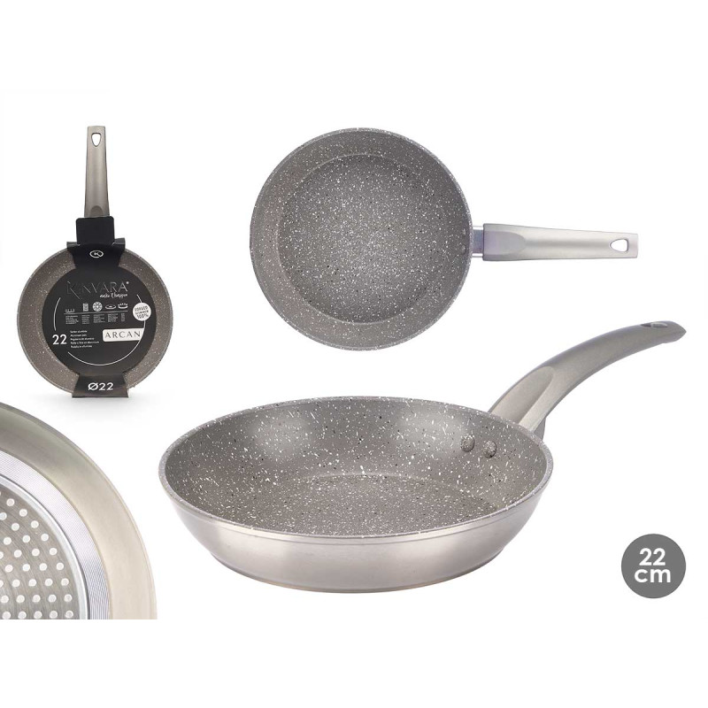 PADELLA INDUZIONE ANTIADERENTE ALUM FORGIATO 22CM