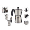 MOCA CAFFÈ ALLUMINIO 6 TAZZE CON MANIGLIA