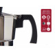 MOCA CAFFÈ ALLUMINIO 6 TAZZE CON MANIGLIA