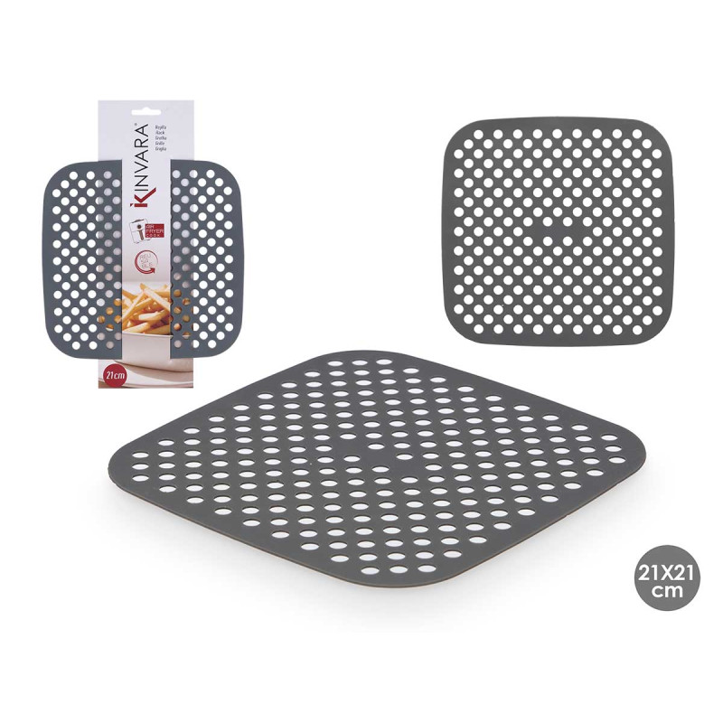 GRELHA QUADRADA PARA FRITADEIRA SEM OLEO