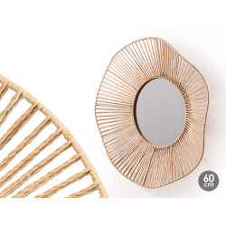SPECCHIO 60CM VOLO ONDE CORDA