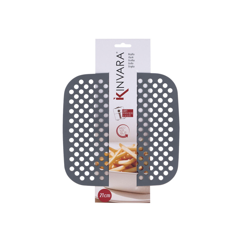 GRELHA QUADRADA PARA FRITADEIRA SEM OLEO