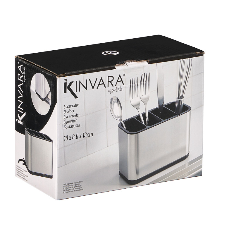 ÉGOUTTOIR RECTANGULAIRE EN ACIER 