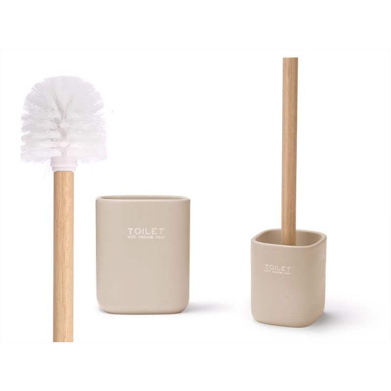 SMOOTH TOILET BRUSH BEIGE 