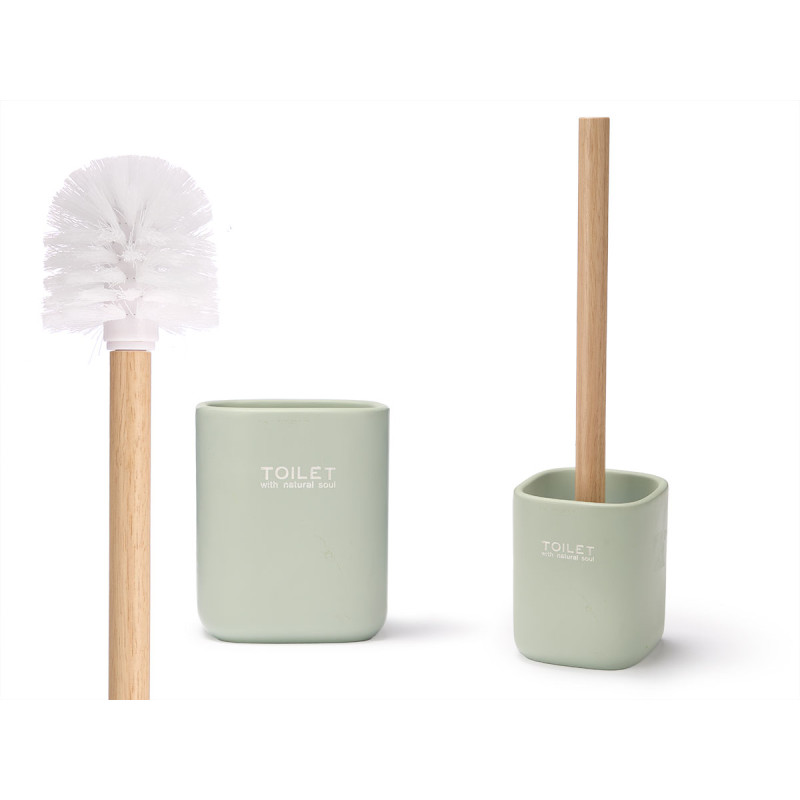 PORTE-BROSSE DE TOILETTE LISSE MENTHE
